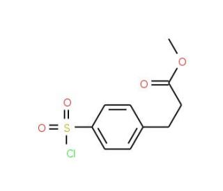 Methyl 3-(4-chlorosulfonyl)phenylpropionate (CAS 374537-95-8) - chemical structure image