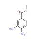 Methyl 3,4-diaminobenzoate (CAS 36692-49-6) - chemical structure image