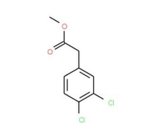 Methyl 3,4-dichlorophenylacetate (CAS 6725-44-6) - chemical structure image