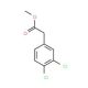 Methyl 3,4-dichlorophenylacetate (CAS 6725-44-6) - chemical structure image