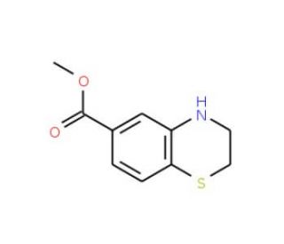 Methyl 3,4-dihydro-2H-1,4-benzothiazine-6-carboxylate - chemical structure image