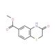 Methyl 3,4-dihydro-3-oxo-2H-1,4-benzothiazine-6-carboxylate (CAS 188614-01-9) - chemical structure image