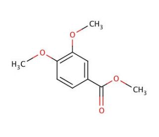 Methyl 3,4-dimethoxybenzoate (CAS 2150-38-1) - chemical structure image