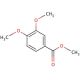 Methyl 3,4-dimethoxybenzoate (CAS 2150-38-1) - chemical structure image