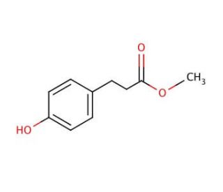 Methyl 3-(4-hydroxyphenyl)propionate (CAS 5597-50-2) - chemical structure image