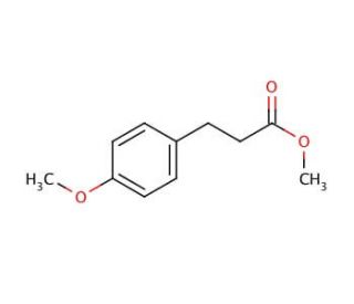 Methyl 3-(4-methoxyphenyl)propionate (CAS 15823-04-8) - chemical structure image