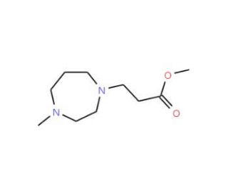 Methyl 3-(4-methyl-1,4-diazepan-1-yl)propanoate - chemical structure image