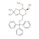 Methyl 3,4-O-Isopropylidene-2-O-methyl-6-O-trityl-α-D-galactopyranoside (CAS 69182-49-6) - chemical structure image
