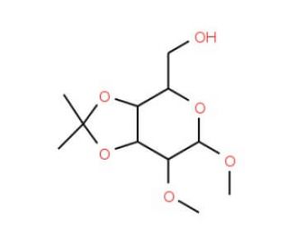 Methyl 3,4-O-Isopropylidene-2-O-methyl-&alpha;-D-galactopyranoside (CAS 34698-22-1) - chemical structure image