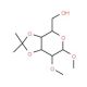 Methyl 3,4-O-Isopropylidene-2-O-methyl-α-D-galactopyranoside (CAS 34698-22-1) - chemical structure image