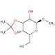 Methyl 3,4-O-Isopropylidene-α-D-galactopyranoside (CAS 40269-01-0) - chemical structure image