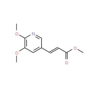 Methyl 3-(5,6-dimethoxypyridin-3-yl)acrylate - chemical structure image