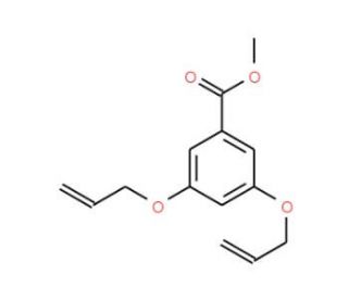 Methyl 3,5-bis(allyloxy)benzenecarboxylate (CAS 135710-38-2) - chemical structure image