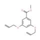 Methyl 3,5-bis(allyloxy)benzenecarboxylate (CAS 135710-38-2) - chemical structure image