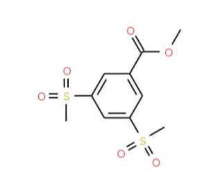 Methyl 3,5-bis(methylsulphonyl)benzoate - chemical structure image