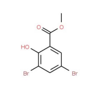 Methyl 3,5-dibromo-2-hydroxybenzoate (CAS 21702-79-4) - chemical structure image