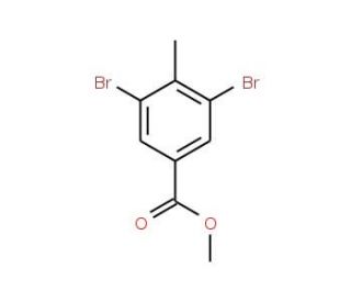 Methyl 3,5-dibromo-4-methylbenzoate (CAS 74896-66-5) - chemical structure image