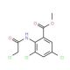 methyl 3,5-dichloro-2-[(chloroacetyl)amino]benzoate - chemical structure image