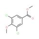 Methyl 3,5-dichloro-4-methoxybenzoate (CAS 24295-27-0) - chemical structure image
