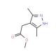methyl (3,5-dimethyl-1H-pyrazol-4-yl)acetate (CAS 56699-23-1) - chemical structure image