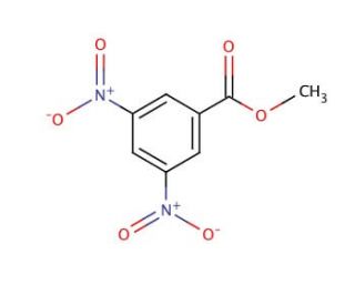 Methyl 3,5-dinitrobenzoate (CAS 2702-58-1) - chemical structure image