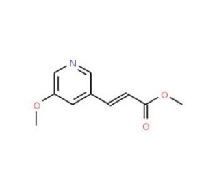 Methyl 3-(5-methoxypyridin-3-yl)acrylate (CAS 1000896-01-4) - chemical structure image
