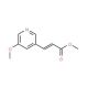 Methyl 3-(5-methoxypyridin-3-yl)acrylate (CAS 1000896-01-4) - chemical structure image