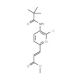 Methyl 3-(6-chloro-5-pivalamidopyridin-2-yl)-acrylate - chemical structure image