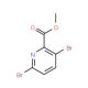 Methyl 3,6-dibromopicolinate (CAS 495416-04-1) - chemical structure image