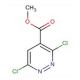 Methyl 3,6-dichloropyridazine-4-carboxylate (CAS 286946-24-5) - chemical structure image