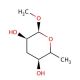 Methyl 3,6-Dideoxy-α-D-arabino-hexopyranoside (CAS 6154-71-8) - chemical structure image