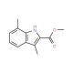 Methyl 3,7-dimethyl-1H-indole-2-carboxylate - chemical structure image
