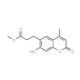 methyl 3-(7-hydroxy-4-methyl-2-oxo-2H-chromen-6-yl)propanoate - chemical structure image