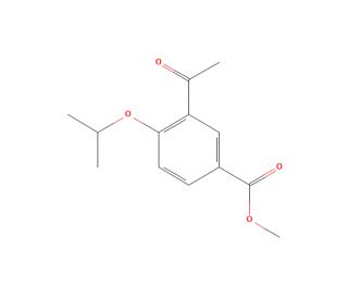 Methyl 3-acetyl-4-[(propan-2-yl)oxy]benzoate (CAS 259147-67-6) - chemical structure image