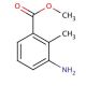 Methyl 3-amino-2-methylbenzoate (CAS 18583-89-6) - chemical structure image