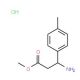 methyl 3-amino-3-(4-methylphenyl)propanoate hydrochloride - chemical structure image