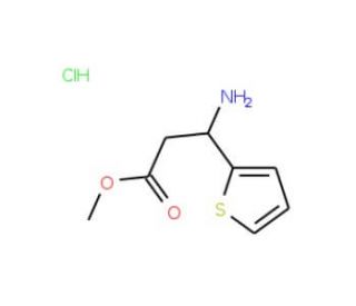 methyl 3-amino-3-thien-2-ylpropanoate hydrochloride - chemical structure image