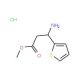methyl 3-amino-3-thien-2-ylpropanoate hydrochloride - chemical structure image