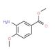 Methyl 3-amino-4-methoxybenzoate (CAS 24812-90-6) - chemical structure image