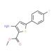 Methyl 3-amino-5-(4-fluorophenyl)thiophene-2-carboxylate (CAS 175137-08-3) - chemical structure image