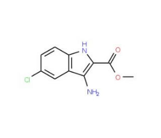 Methyl 3-amino-5-chloro-1H-indole-2-carboxylate - chemical structure image