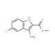 Methyl 3-amino-5-chloro-1H-indole-2-carboxylate - chemical structure image