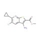 Methyl 3-amino-5-chloro-6-cyclopropylthieno-[2,3-b]pyridine-2-carboxylate - chemical structure image