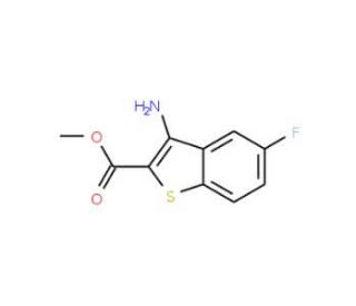 Methyl 3-amino-5-fluoro-benzo[b]thiophene-2-carboxylate (CAS 144899-95-6) - chemical structure image