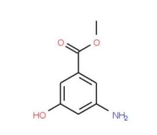 Methyl 3-amino-5-hydroxybenzoate (CAS 67973-80-2) - chemical structure image