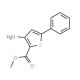 Methyl 3-amino-5-phenylthiophene-2-carboxylate (CAS 100063-22-7) - chemical structure image