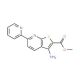 Methyl 3-amino-6-(2-pyridinyl)thieno-[2,3-b]pyridine-2-carboxylate - chemical structure image