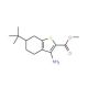 methyl 3-amino-6-tert-butyl-4,5,6,7-tetrahydro-1-benzothiophene-2-carboxylate - chemical structure image