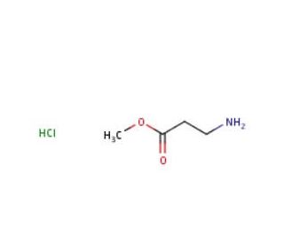 Methyl 3-aminopropanoate hydrochloride (CAS 4138-35-6) - chemical structure image