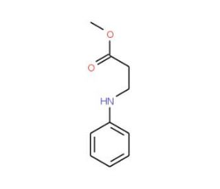 Methyl 3-anilinopropanoate (CAS 21911-84-2) - chemical structure image